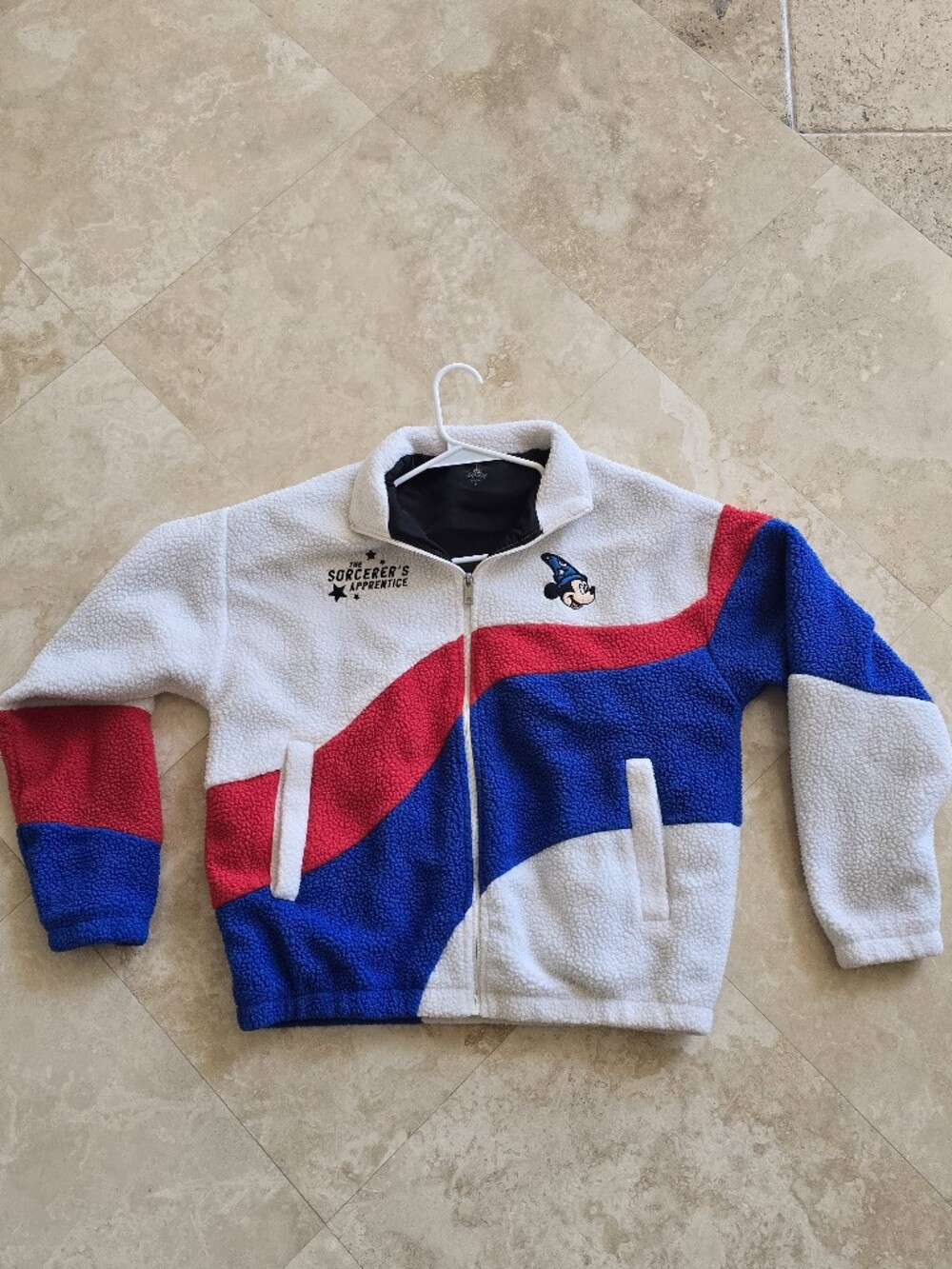 Disneyland Paris Sorcerer Mickey Disney Sherpa Zip Up - MEDIUM